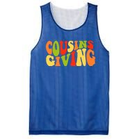 Cousins Giving Cute Pumpkin Cousin Crew Thanksgiving Family Gift Mesh Reversible Basketball Jersey Tank