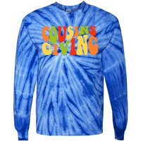 Cousins Giving Cute Pumpkin Cousin Crew Thanksgiving Family Gift Tie-Dye Long Sleeve Shirt