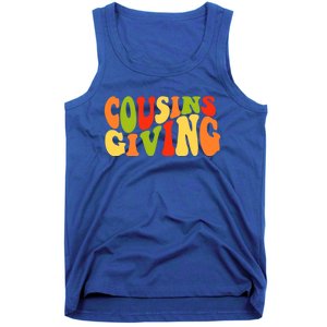 Cousins Giving Cute Pumpkin Cousin Crew Thanksgiving Family Gift Tank Top