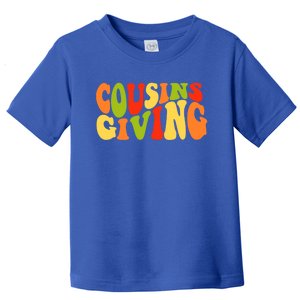 Cousins Giving Cute Pumpkin Cousin Crew Thanksgiving Family Gift Toddler T-Shirt