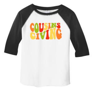 Cousins Giving Cute Pumpkin Cousin Crew Thanksgiving Family Gift Toddler Fine Jersey T-Shirt