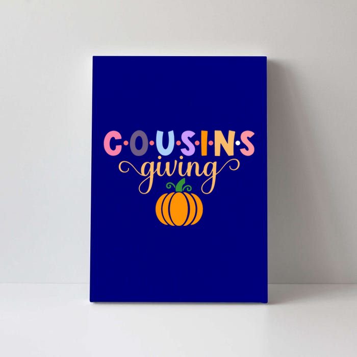 Cousins Giving Cute Pumpkin Cousin Crew Thanksgiving Family Gift Canvas