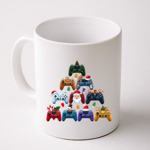 Christmas Gaming Controllers Xmas Tree Gamer Gift Coffee Mug