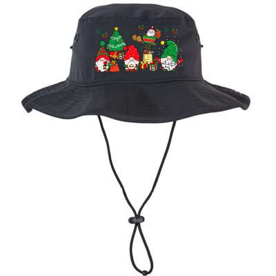 Cute Gnomes Christmas Santa Claus Gnome Xmas Family Matching Legacy Cool Fit Booney Bucket Hat