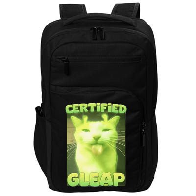Certified Gleap Cat & Funny Cat Meme Unique Feline Humor Impact Tech Backpack