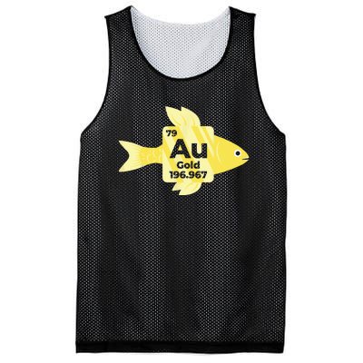 Chemistry Goldfish Chemical Symbol Chemist Mesh Reversible Basketball Jersey Tank