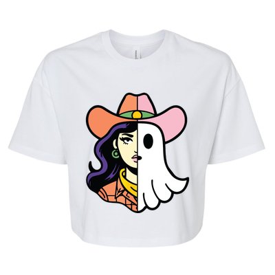 Cool Ghoul Cowgirl Bella+Canvas Jersey Crop Tee