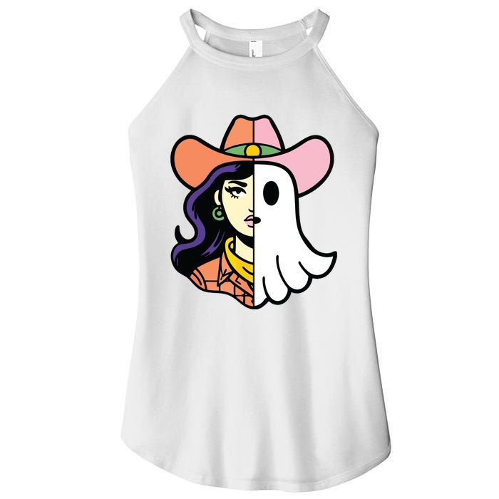 Cool Ghoul Cowgirl Women’s Perfect Tri Rocker Tank