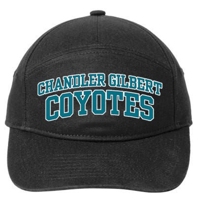 Chandler Gilbert Community College Coyotes 7-Panel Snapback Hat