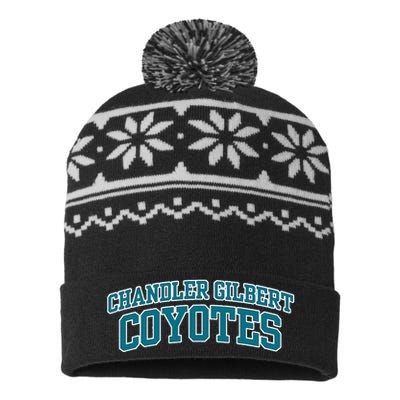 Chandler Gilbert Community College Coyotes USA-Made Snowflake Beanie