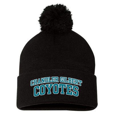 Chandler Gilbert Community College Coyotes Pom Pom 12in Knit Beanie