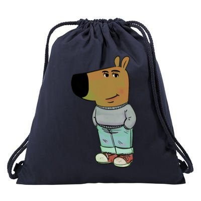 Chill Guy Drawstring Bag