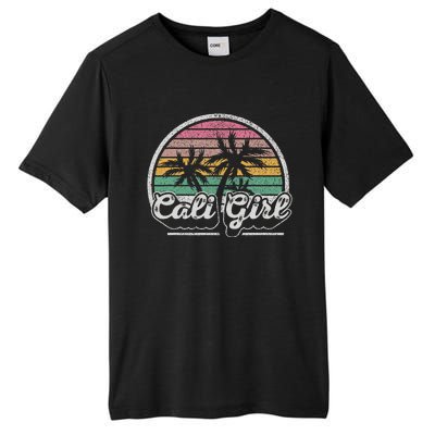 Cali Girl California Retro California Palm Trees Summer Tall Fusion ChromaSoft Performance T-Shirt