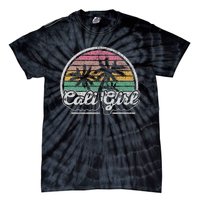 Cali Girl California Retro California Palm Trees Summer Tie-Dye T-Shirt