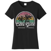 Cali Girl California Retro California Palm Trees Summer Women's T-Shirt