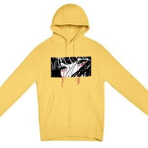 Crying Girl Premium Pullover Hoodie