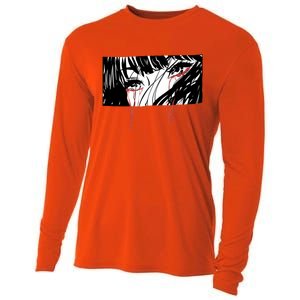 Crying Girl Cooling Performance Long Sleeve Crew