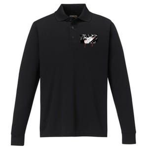 Crying Girl Performance Long Sleeve Polo