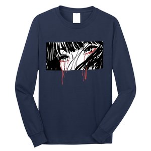 Crying Girl Long Sleeve Shirt