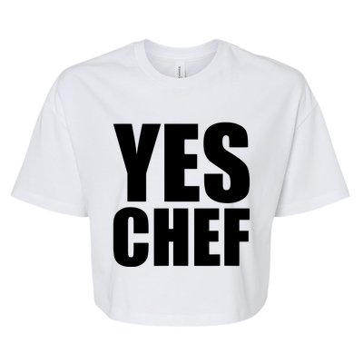 Chef Gift Bella+Canvas Jersey Crop Tee