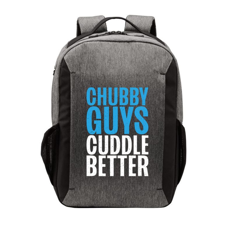 Chubby Guys Cuddle Better Funny Fat Vector Backpack