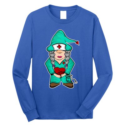 Cardiology Gnome Cute Cardiac Departt Medical Gnome Gift Long Sleeve Shirt