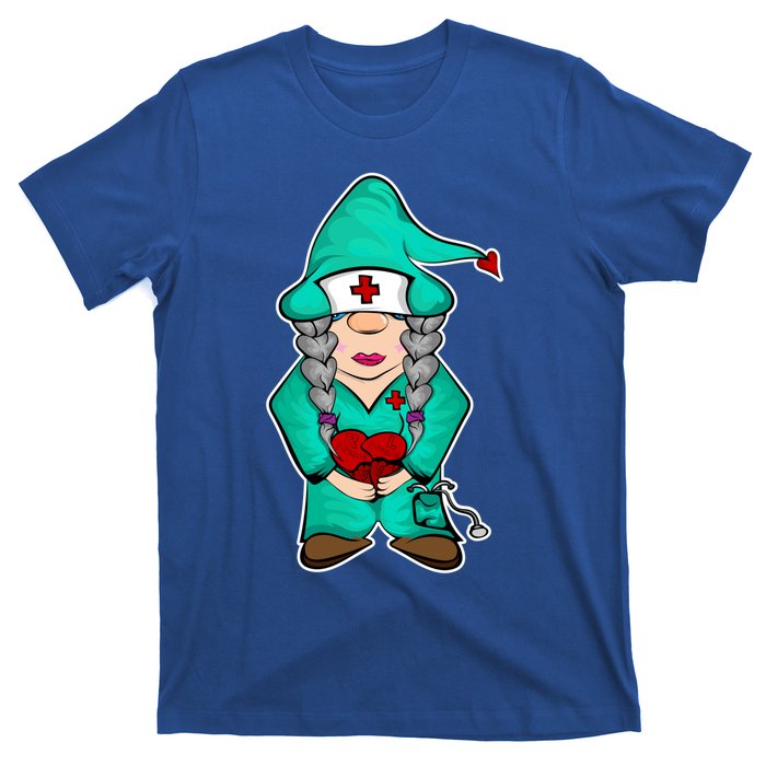 Cardiology Gnome Cute Cardiac Departt Medical Gnome Gift T-Shirt