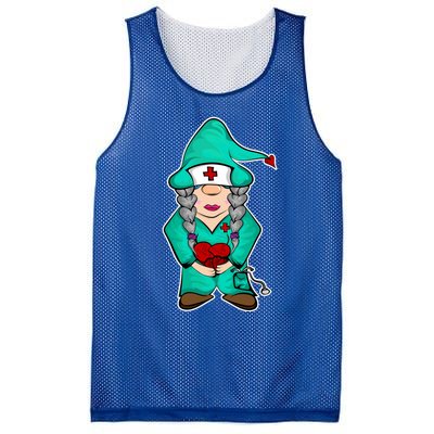 Cardiology Gnome Cute Cardiac Departt Medical Gnome Gift Mesh Reversible Basketball Jersey Tank