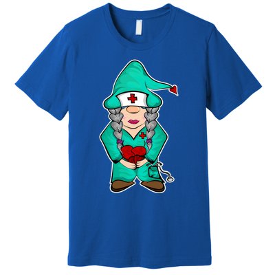 Cardiology Gnome Cute Cardiac Departt Medical Gnome Gift Premium T-Shirt