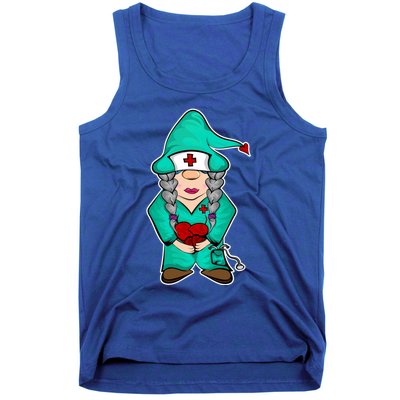 Cardiology Gnome Cute Cardiac Departt Medical Gnome Gift Tank Top