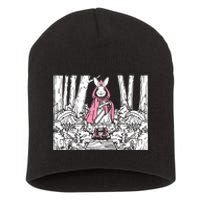 Creepy Gothic Chainsaw Bunny Goth Horror Darkness Short Acrylic Beanie