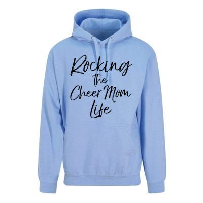 Cheerleading Gift Cheerleader Mom Rocking The Cheer Mom Life Gift Unisex Surf Hoodie