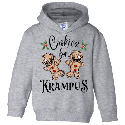 Creepy Gingerbread Cookies For Krampus Xmas Goth Holiday Toddler Hoodie