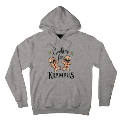 Creepy Gingerbread Cookies For Krampus Xmas Goth Holiday Tall Hoodie