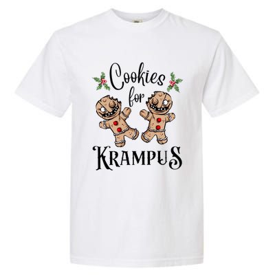 Creepy Gingerbread Cookies For Krampus Xmas Goth Holiday Garment-Dyed Heavyweight T-Shirt