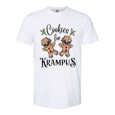 Creepy Gingerbread Cookies For Krampus Xmas Goth Holiday Softstyle CVC T-Shirt