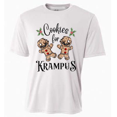 Creepy Gingerbread Cookies For Krampus Xmas Goth Holiday Cooling Performance Crew T-Shirt