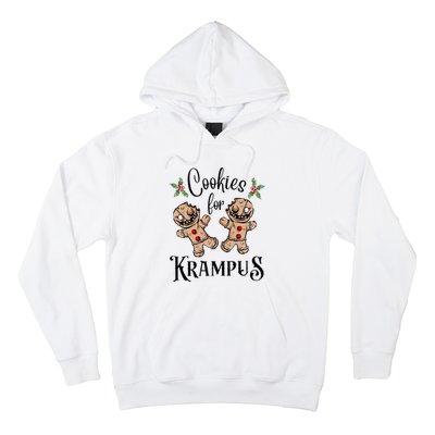 Creepy Gingerbread Cookies For Krampus Xmas Goth Holiday Hoodie