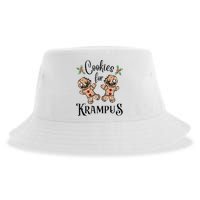 Creepy Gingerbread Cookies For Krampus Xmas Goth Holiday Sustainable Bucket Hat
