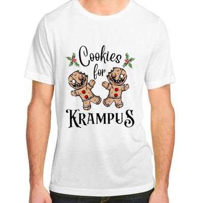 Creepy Gingerbread Cookies For Krampus Xmas Goth Holiday Adult ChromaSoft Performance T-Shirt