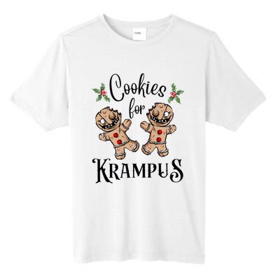 Creepy Gingerbread Cookies For Krampus Xmas Goth Holiday Tall Fusion ChromaSoft Performance T-Shirt