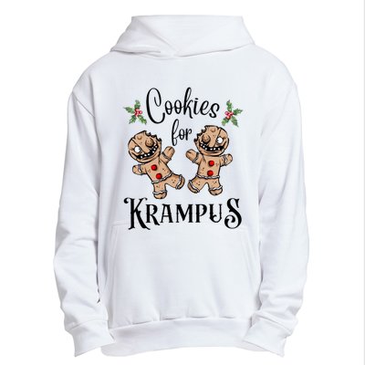 Creepy Gingerbread Cookies For Krampus Xmas Goth Holiday Urban Pullover Hoodie