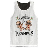 Creepy Gingerbread Cookies For Krampus Xmas Goth Holiday Mesh Reversible Basketball Jersey Tank