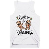 Creepy Gingerbread Cookies For Krampus Xmas Goth Holiday Tank Top