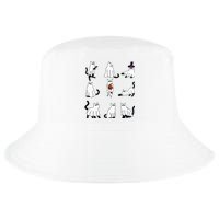 Cute Ghost Cat Funny Halloween Outfit Costumes Black Cat Cool Comfort Performance Bucket Hat