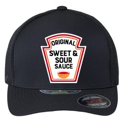 Cute Group Condiments Halloween Costume Sweet And Sour Sauce Flexfit Unipanel Trucker Cap