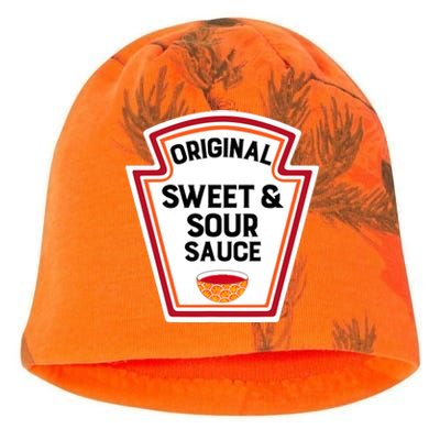 Cute Group Condiments Halloween Costume Sweet And Sour Sauce Kati - Camo Knit Beanie