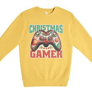 Christmas Gamer Premium Crewneck Sweatshirt