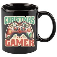Christmas Gamer 11oz C Handle Ceramic Mug