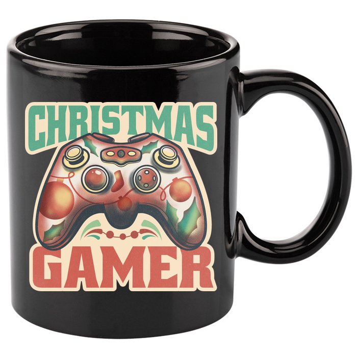 Christmas Gamer 11oz C Handle Ceramic Mug